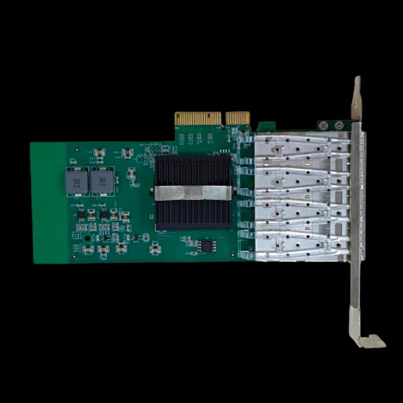 FEMRICE FM-N400L-F4 Gigabit PCIe X4 Fiber Optic Network Card (CN version)