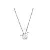 Diesel Dx1593040 1Dr White Charm Toggle Necklace
