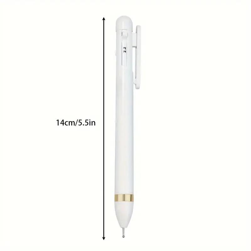 4-in-1-Nagelkunst-Punktierwerkzeuge, Nagelkunst-Tipp, Punktierfarbe, Maniküre-Set, drehbarer Kugelschreiber, Bohrstift, Punktierwerkzeuge, Nagelpunktstift