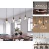 Elegant Retro Glass Pendant Light Fixture With Adjustable Height For Restaurants And Bars
