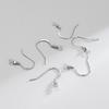 DIY 925 Sterling Silver Accessories Ear Fish Hooks Dangle Pendant Earrings Wire for Fine Jewelry Making Handmade