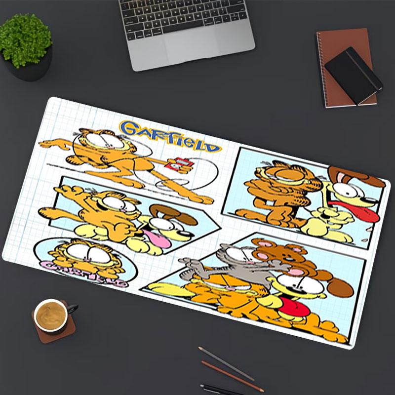 Garfield Print Mouse Pad, for Keyboard Pad Laptop PC Mat for Office Home Use, Desk Decor, Perfect Birthday Gift for Gamers