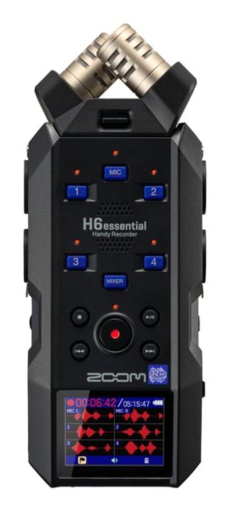 Zoom 32-bit Float 6-Track Handy Recorder H6essential (H6e) Released In 2024