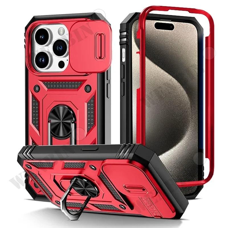 Case For For Iphone 17 Pro Max 16 1 14 13 12 11 Pro Max Mini Plus 17e 16e Heavy Duty with Camera 360 Degree Kickstand Cover