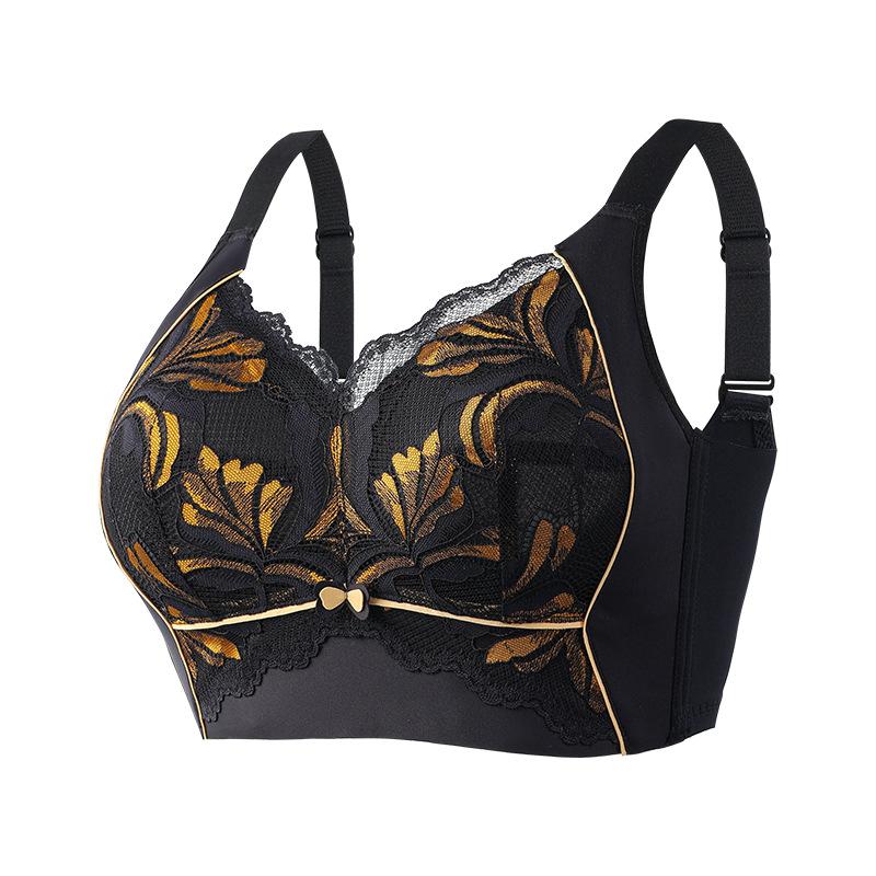 Plus Size Women's Summer Breathable Large Breasts Show Small Retraction Breast Adjustment Underwear
