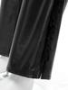 Pantaloni da Cowboy Occidentali da Uomo in Ecopelle con Frange, Lati Tagliati, Zip, Frange