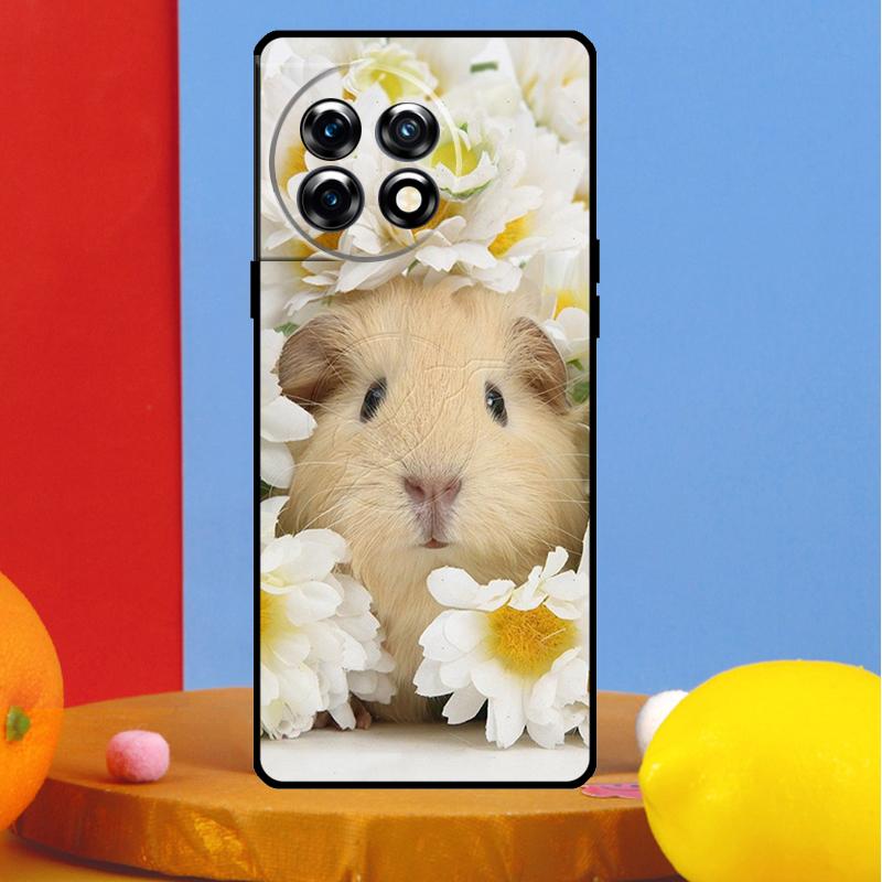 Animal Guinea Pig Cover For OnePlus 12 11 13 13R 12R 10 Pro 8T 10T OnePlus Nord 4 CE 2 3 Lite N10 N20 N30 Case