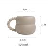 Hi 250ml Creative Ceramic Mug Cute Coffee Cup Breakfast Milk Cup Nordic Home Decor Handmade Art Afternoon Tea Cup Couple Gifts