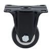 Rigid Casters Stainless Steel Polyester Heavy Duty Fixed Wheel with Double Ball Bearings
