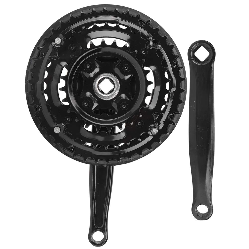 Bicycle Crankset, Bike Crankset, 170mm Crank Arms, High Compatibility, Bicycle Repair Parts & Accessories, Metal Product, Ultra-lightweight, High Axle