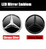 Logo Star Badge Car Front Grill LED Emblem Light For Mercedes Benz A B C E S CLA  GLA ML GL W205 W117 W176 W212 W207 MZABC1