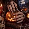 Gradient Halloween False Nails Gothic Press-on Nails Durable False Nail Patch  Party