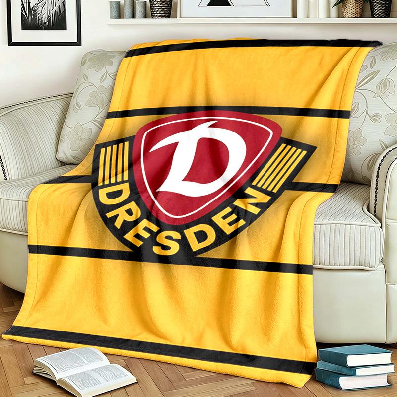 SG Dynamo Dresden Themen-Decke Geeignet für Betten Sofas und Camping Perfekt für Männer und Frauen Komfortable Bettwäsche das ganze Jahr über