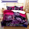 3pcs KPop Demon Hunters24 Cover Set - Personalized Name, HD Printed Bedding with 1 Cover and 2 Pillowcases - Perfect for Home Decor, Easy Care