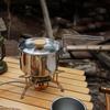 Outdoor 304 Stainless Steel Foldable Kettle & Coffee Pot