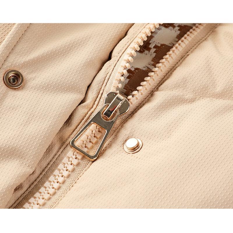 Women's Plus Size Cotton Clothing Winter Medium-length Over The Knee Waffle Thickened Cotton Jacket Tide Jacket