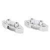 2pcs/set Metal Front Rear Brake Disc Calipers for LOSI SUPER BAJA REY 1/6 RC Car Upgrade PartsSilver