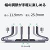 UGREEN Laptop Stand, Vertical, Holds 3 Laptops, Adjustable Width, Aluminum Alloy
