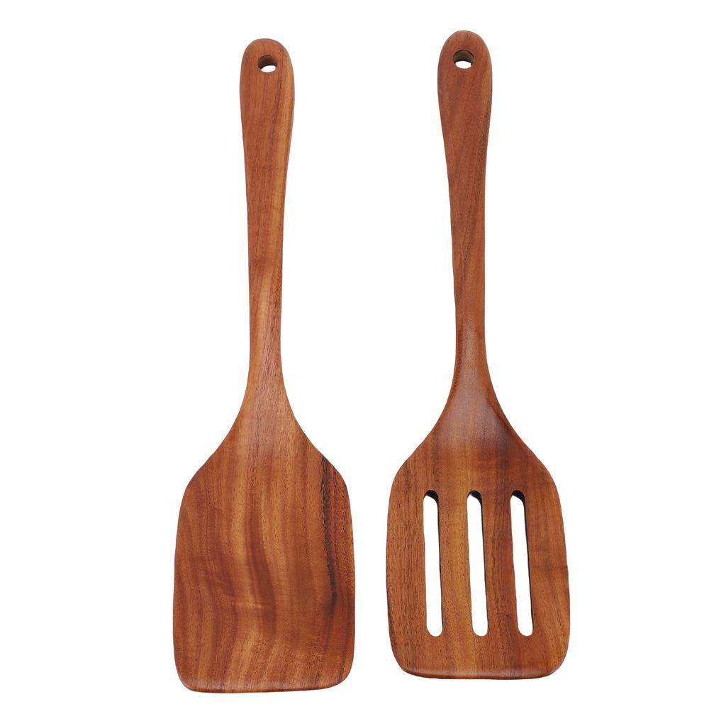 Wooden Spatula Slotted Spatula Multifunctional Kitchen Cooking Utensils Set for Home Restaurant