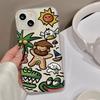 Fun Cartoon Savage for iPhone17promax Apple 16 Matte Phone Case 15/14 Anti-drop 12
