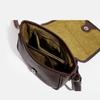 Vintage Saddle Bag with Vegetable Tanned Leather Pattern for Women's Winter New Casual and Simple Commuting Shoulder Crossbody Bag