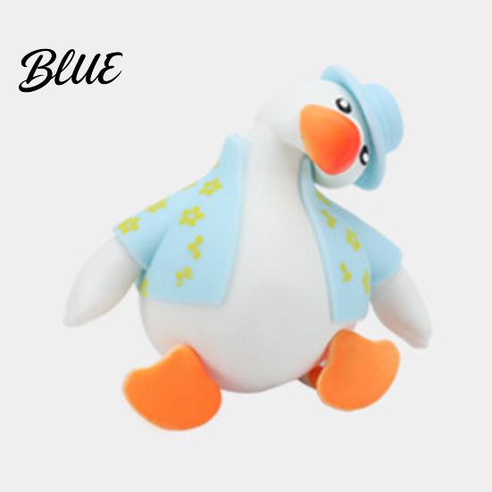 Hand Kneading Toy Slow-Rising Duck Squeeze Soft TPR Stress Reliever with And Relax Interchangeable Outfits Portable Fidget Decompression Gadget