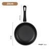 3Pcs/set Frying Pan Non-stick Skillet Steak Flat Cooking Pan Iron Pancake Egg Fryer Cast Iron Kitchen Cooking Tools 20/25/30cm