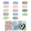 100g Crochet Yarn Crochet Yarn 87.5yard Baby Blanket Yarn for Knitting Crocheting Blanket 6mm Wide Soft Knitting Yarn