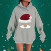 Women's Loose Comfortable Casual Fashionable Christmas Printed Long Sleeved Sweatshirt