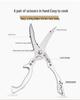 Multifunctional Kitchen and Bone Shears with Plastic and Aluminum Handle