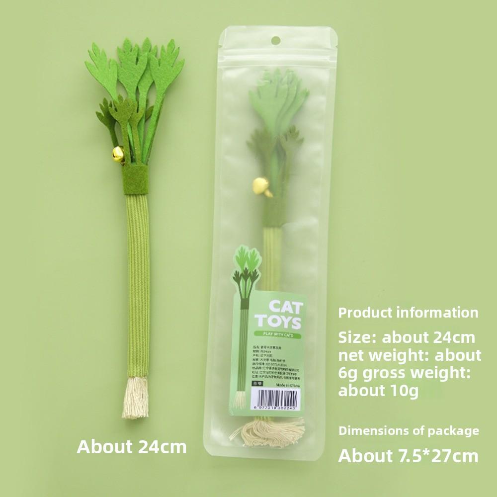 

Catnip Alternative Cat Toys Crinkle Vegetable Set Interactive Chew Durable Self Play Kitten Teething Pet Supplies