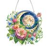 Acrylic 2D Flat DIY Special Shape Hanging Diamond Art Kits Rhinestone Diamond Art Window Pendants Home Wall Decoration Crafts