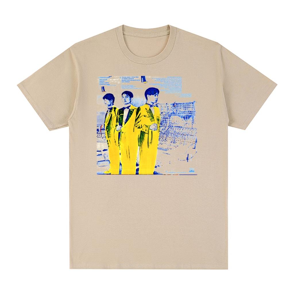YMO Yellow Magic Orchestra Maglietta Vintage synthpop giappone kraftwerk musica Cotone Maglietta Uomo Nuova Maglietta Maglietta Top Donna