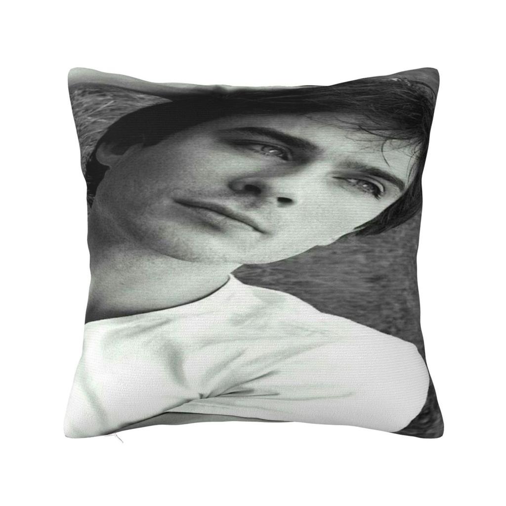 Warm Home Damon Salvatoredecoration Pillowcase Merch Pillow Cover Zipper Multiple Sizes