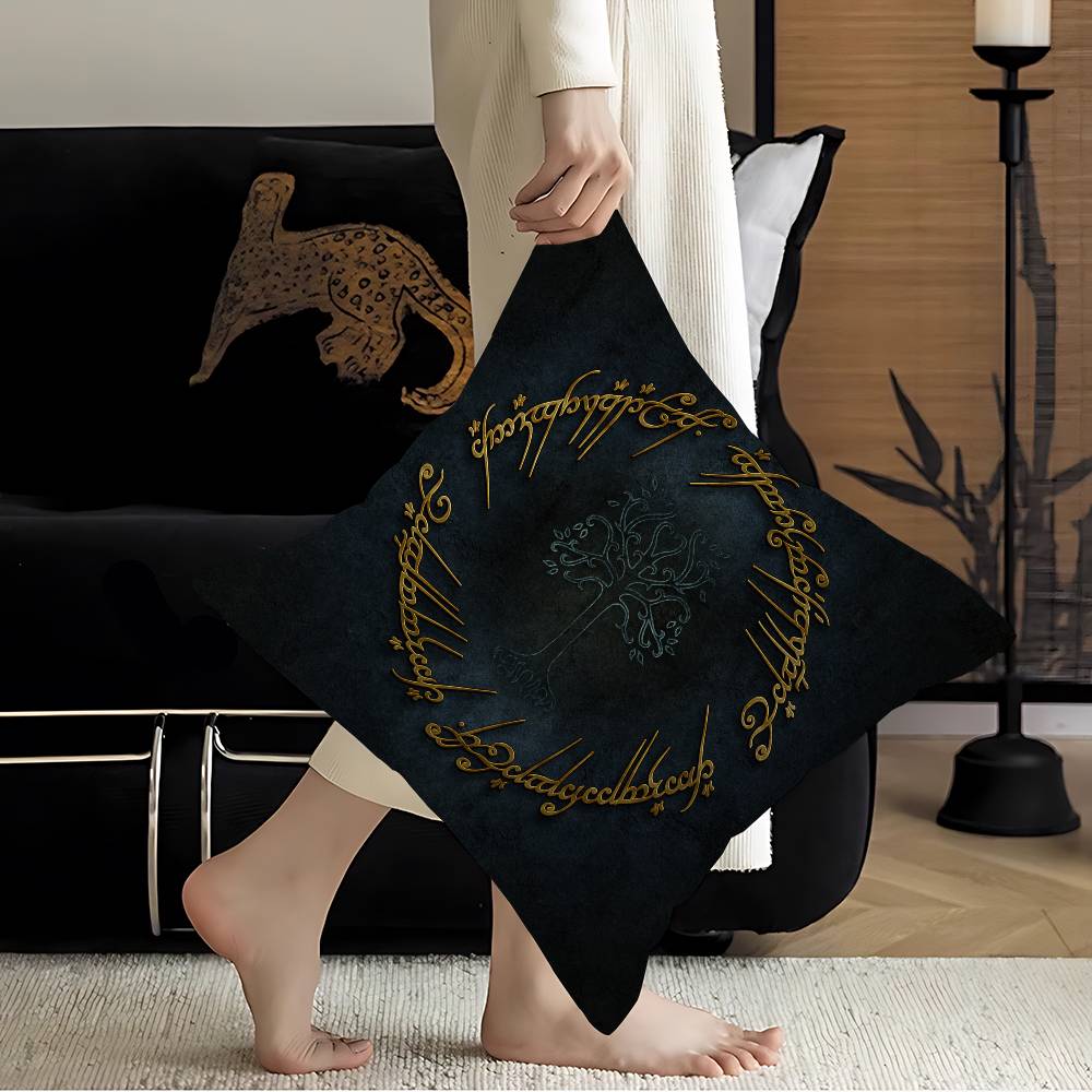 Adventure Film L-Lords Rings Lucky Dragon Pillow Cover Sofa Cushion Cover Home Room Decoration Children Gift