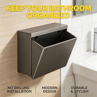 Soporte para papel higiénico impermeable para baño sin perforación organizador de pared