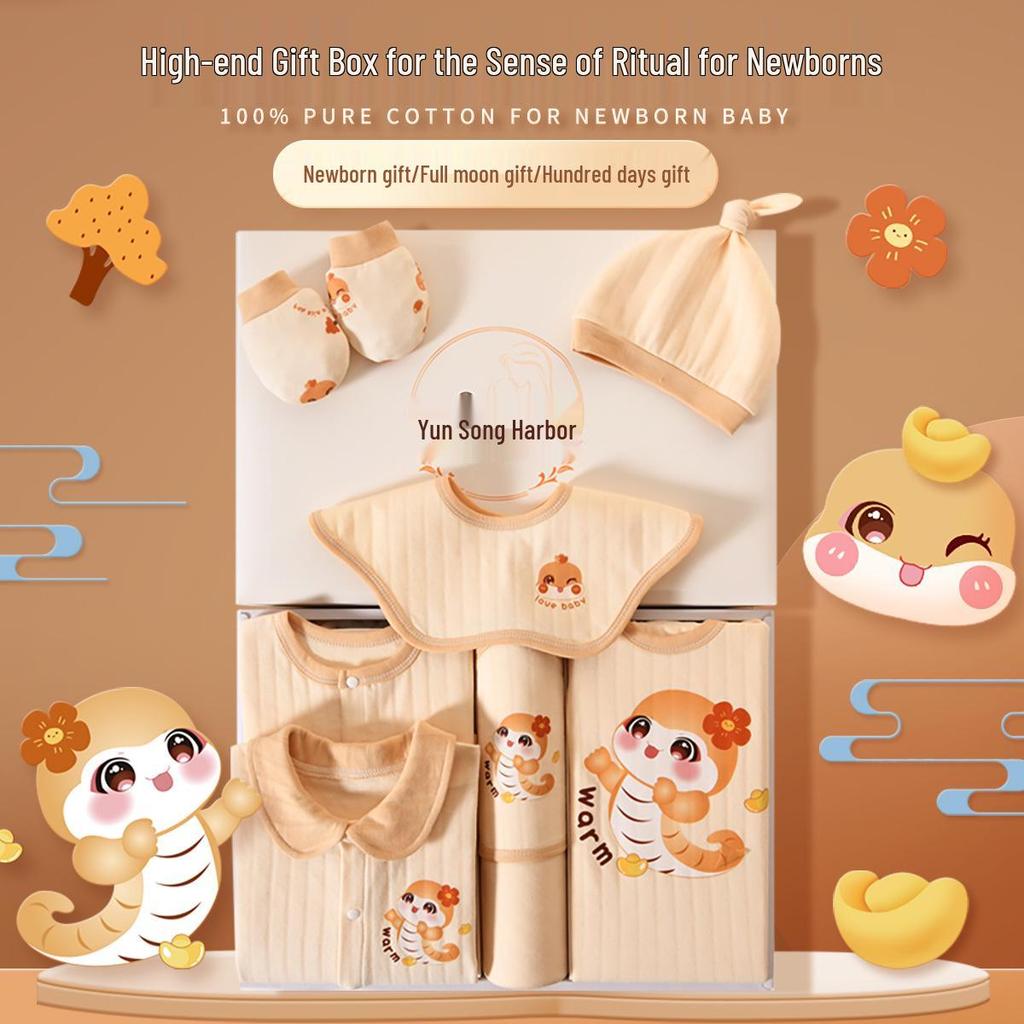 Newborn Baby Clothing Gift Set - Spring/Summer Style with Blanket