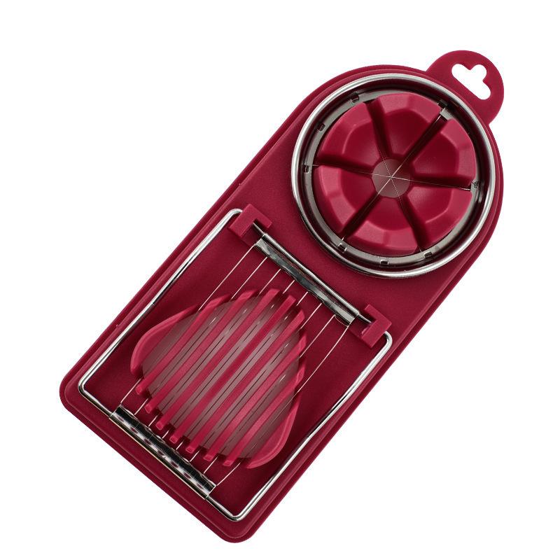 Stainless Steel 3-in-1 Egg Slicer & Divider for Eggs and Salted Duck Eggs