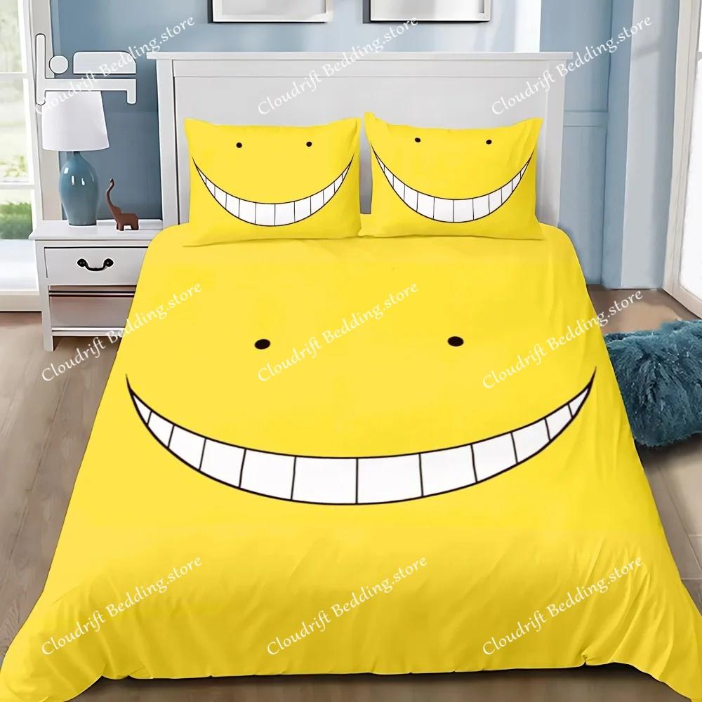New 3d Printed Anime Assassination Classroom Duvet Cover Pillowcase Bedding Set Adult Boy Girl Bedroom Decoration Children Gifts