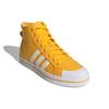Adidas Neo Bravada Mid Canvas Slip Resistant Durable Breathable High Top Skate Shoes Men Sneakers Yellow White FX9062