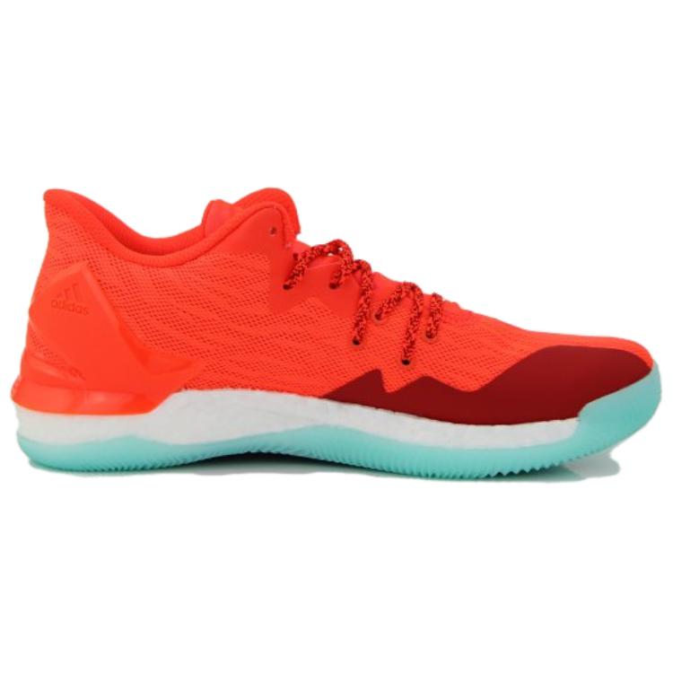 adidas D Rose 7 Comfortable Lightweight Shock Absorption Non-Slip Wear-Resistant Low-Top Basketball Shoes Men Sneakers Orange BY3801