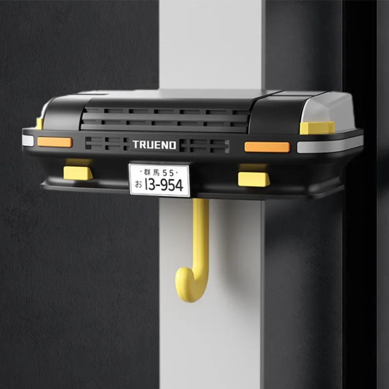 AE86 Car Keychain Hook Decoration Car Open Headlight Wall Mounted Keyhook Gift Car Headlight Keyhook Wall Mounted Door Rear