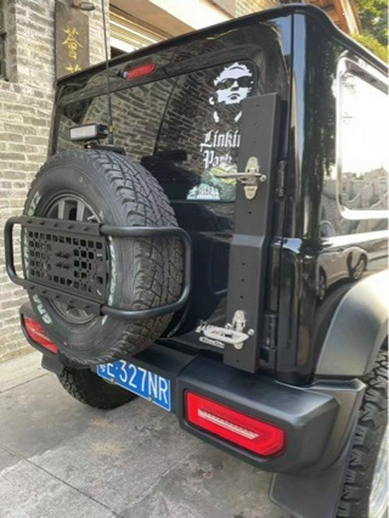 Adjustable Rear Spare Tire Carrier & Tactical Board for 2018-2025 Suzuki Jimny Models