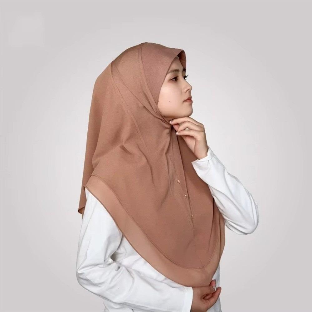 Breathable Instant Hijab Milk Silk Hijab Headwear New Muslim Headscarf Commuting