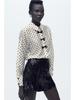 Women's Polka Dot Shirt with Bow - Spring/Summer 2025 Collection: Sweet, Versatile Drape, and Simple Design.