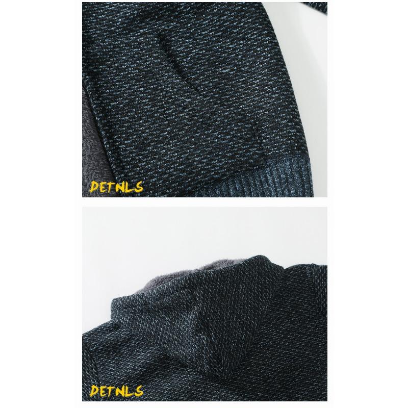 Herren S Einfarbig Langarm Kapuzen Fleece Strickjacke Pullover Für Teenager
