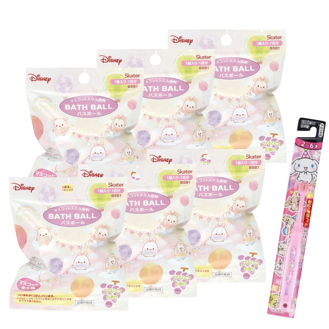 

Set of Skater Bath Disney Bath Various Ufufui A Bath Bath Carbonated Bonus Included and Moms Will Love Includes a Character 6 Additives, Balls,
