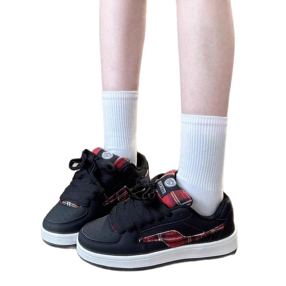 American retro platform bread shoes men's ins2025 spring new couple versatile sports and leisure board shoes women