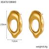 CARLIDANA Fashion Design Stainless Steel Gold Plated Tarnish Free Geometric Pearl Luxury Woman Zircon Drop Earrings Jewelry