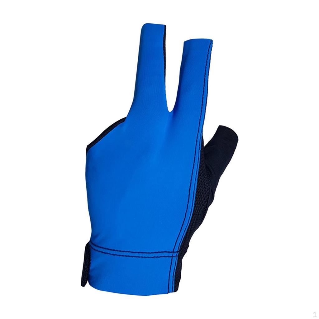 3 Finger Billiard Glove, Cue Pool Gloves, Non-slip Women's And Men's Accessories, Separate
